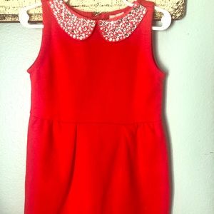 Crewcuts Red Dress Size 4
